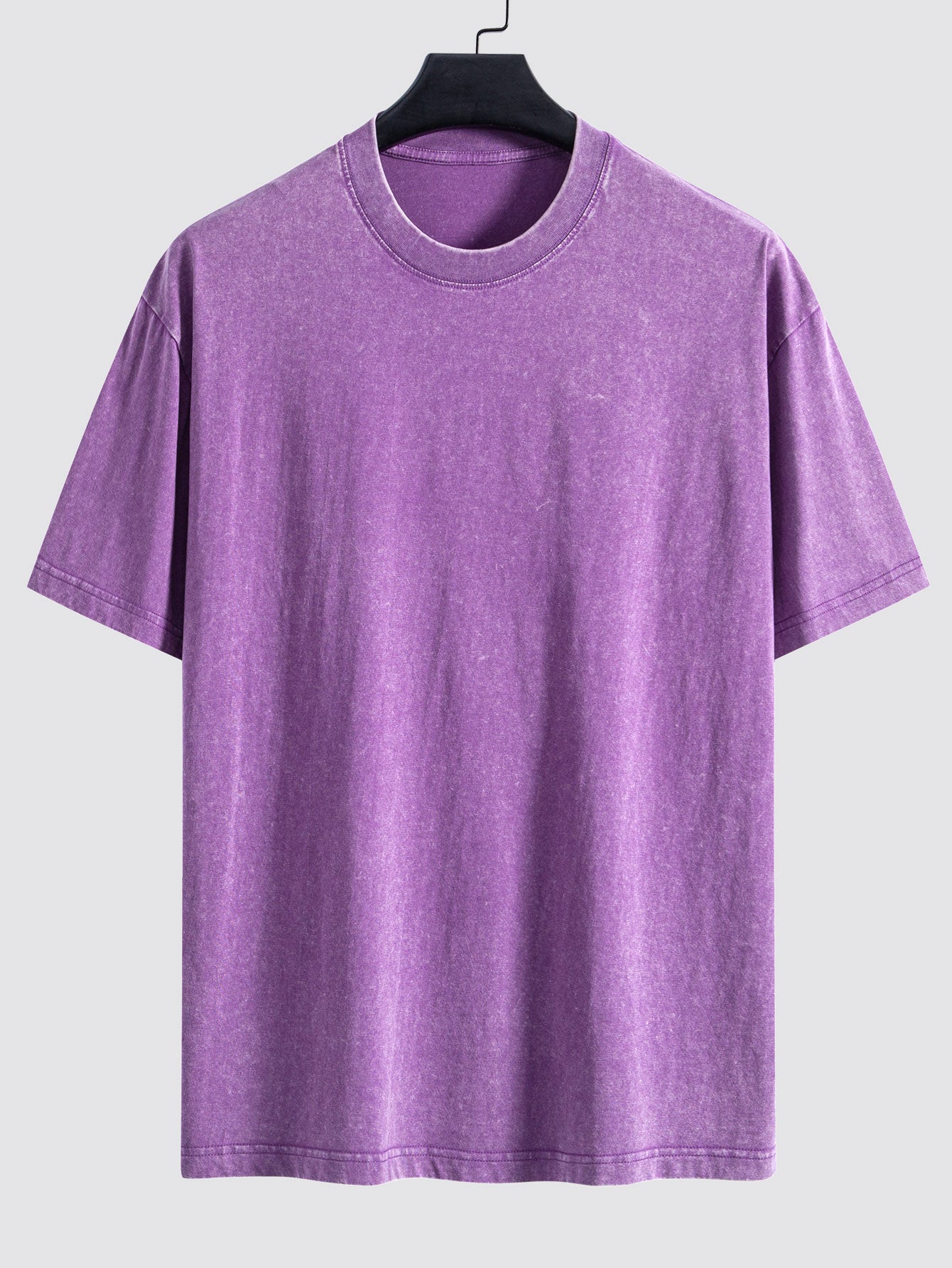 Oversized basis T-shirt in gewassen distress