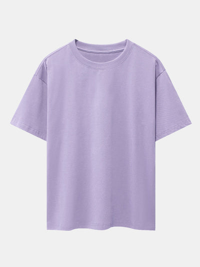 Oversized basis T-shirt van zware kwaliteit