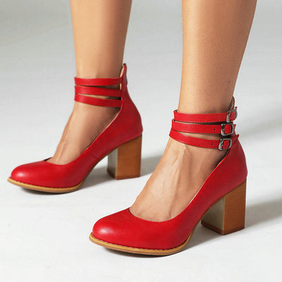 Elisa™| Gladde Sandalen met Dikke Zool