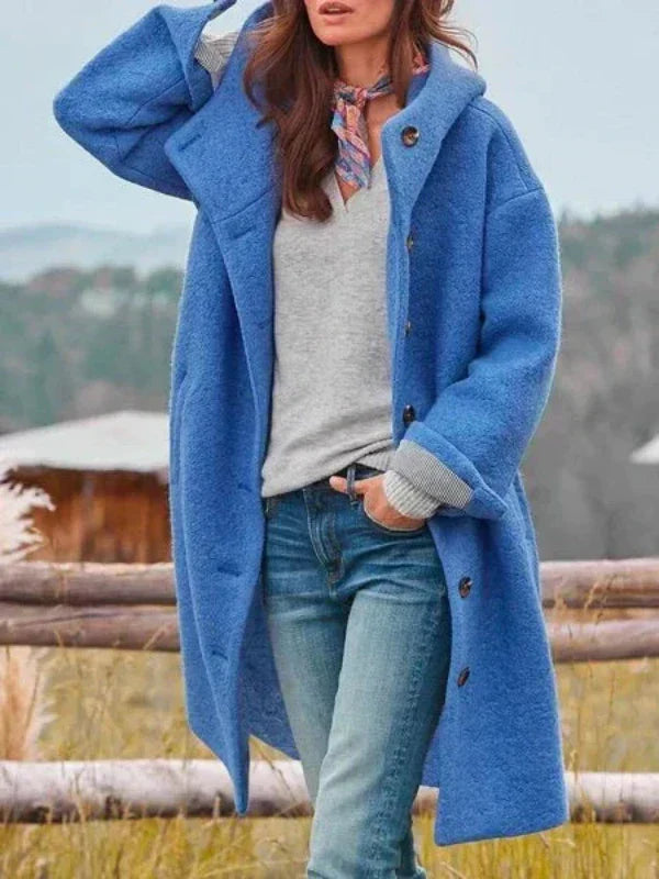 Theresa® | comfortabele winterjas met knopen