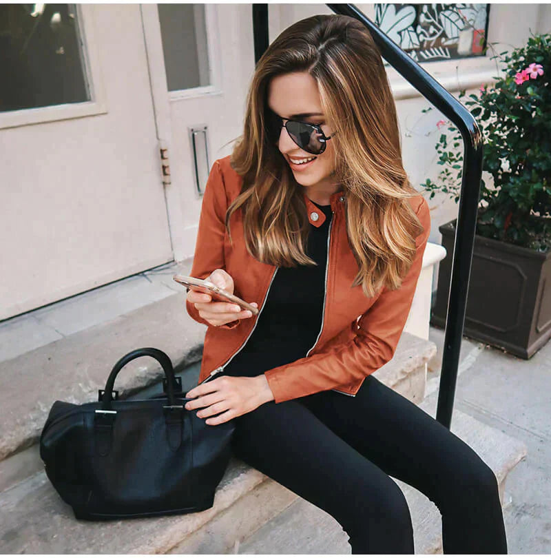 Marlene® | Italiaanse Leren Jas