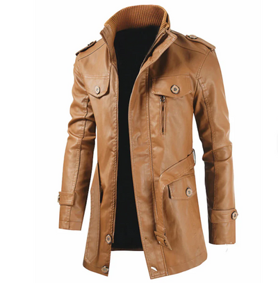 Johannes® | Premium Puffer Leren Jas