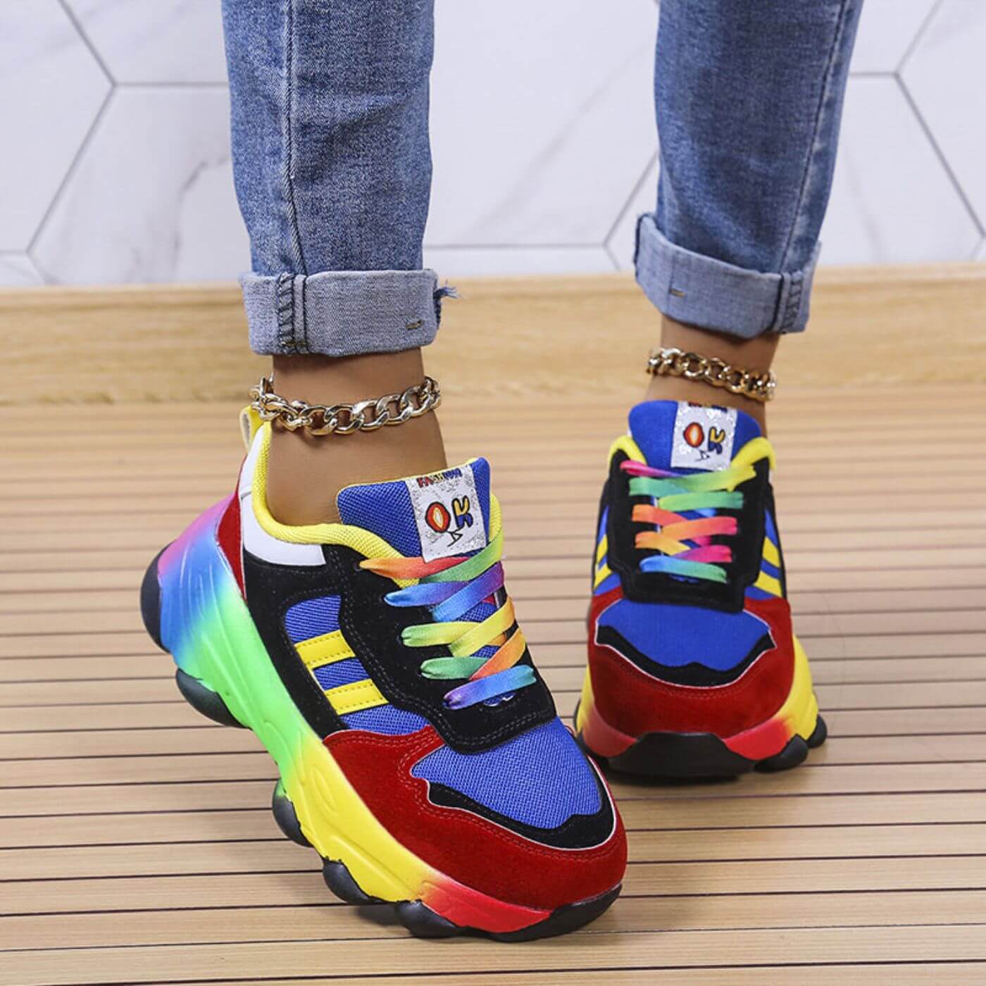 Niros™ | Kleurrijke orthopedische sneakers
