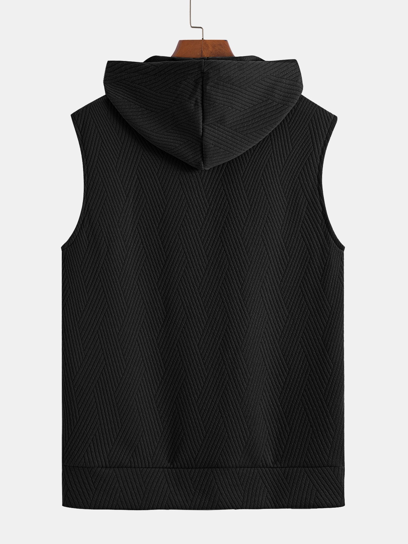 Mouwloze hoodie in gestreept jacquard <tc>T-Shirt</tc> &amp; Shorts