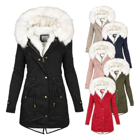 Ida® | Winterjas met kunstbont voering
