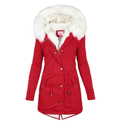 Ida® | Winterjas met kunstbont voering