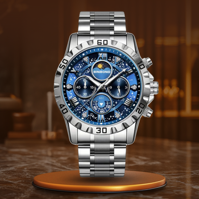 Niklas® | Luxe chronograafhorloge met metalen band