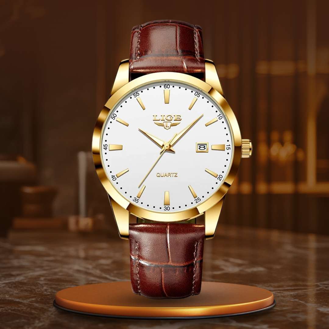 Dominik® | Militaire Lederhorloge