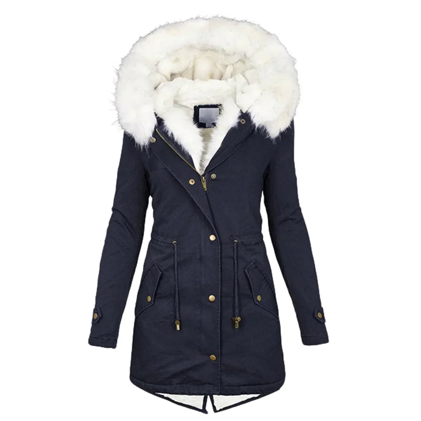 Ida® | Winterjas met kunstbont voering