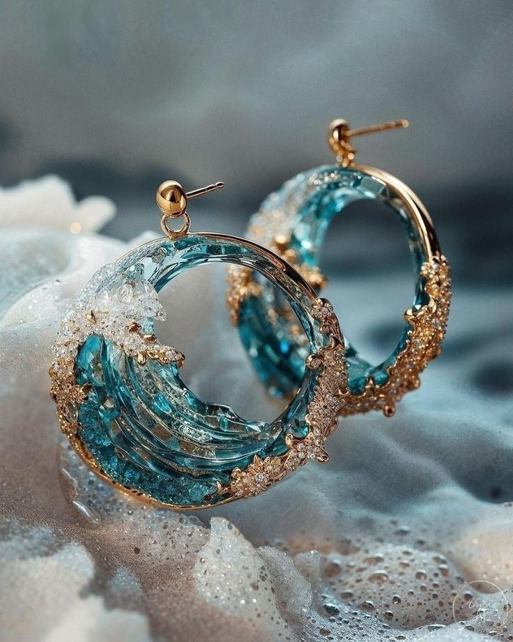 Cordelia® | Oorbellen Stormachtige Zee
