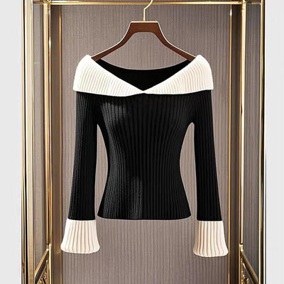 Verena® | Pullover in Zwart en Wit
