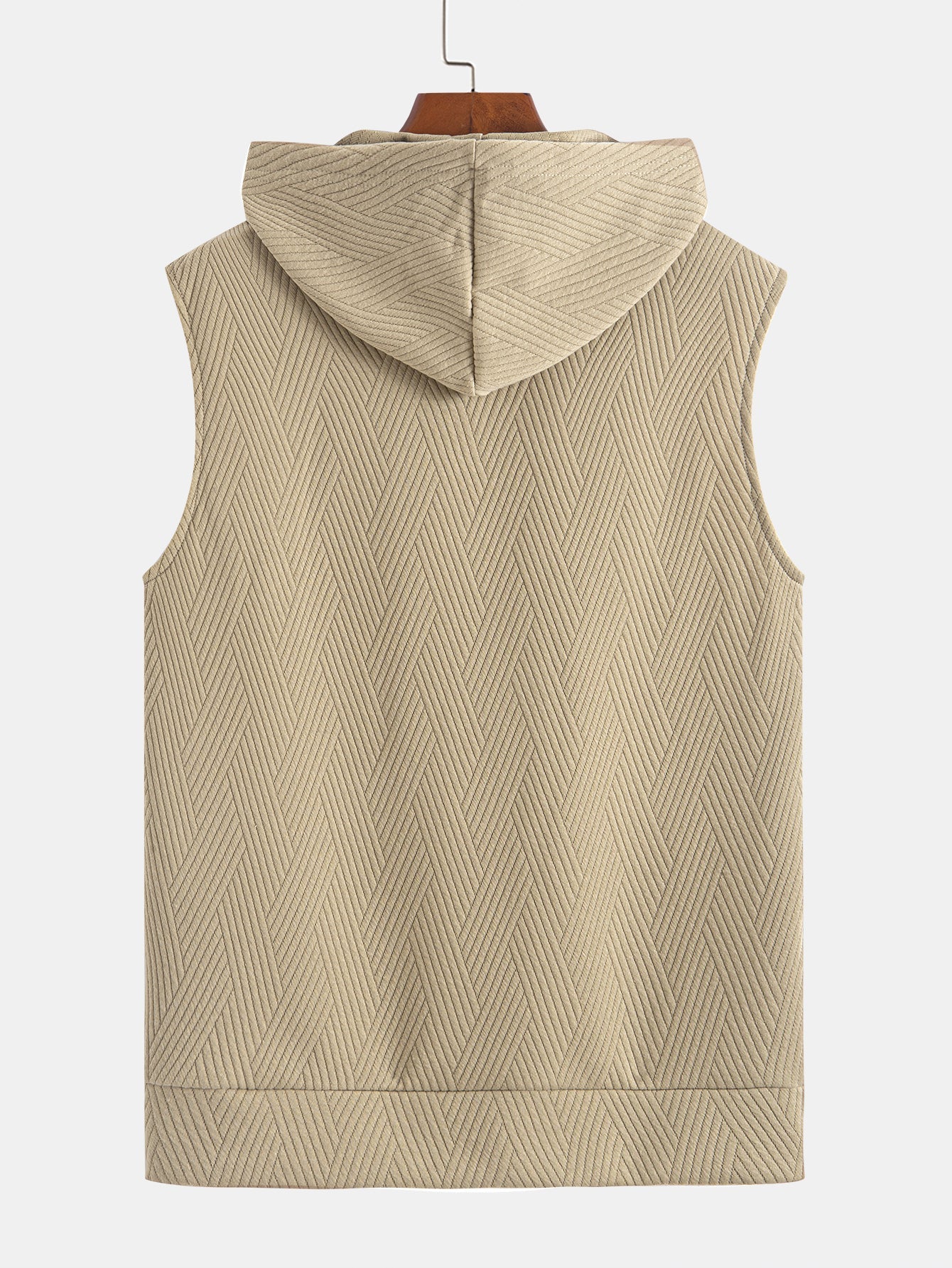 Mouwloze hoodie in gestreept jacquard <tc>T-Shirt</tc> &amp; Shorts