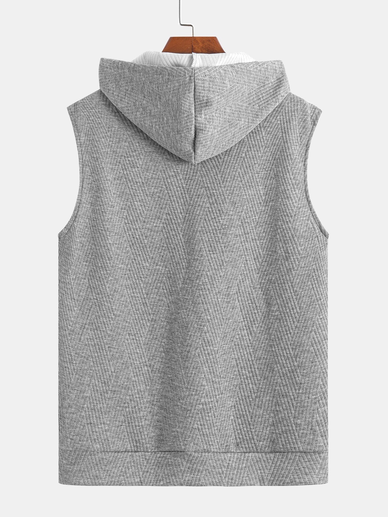 Mouwloze hoodie in gestreept jacquard <tc>T-Shirt</tc> &amp; Shorts