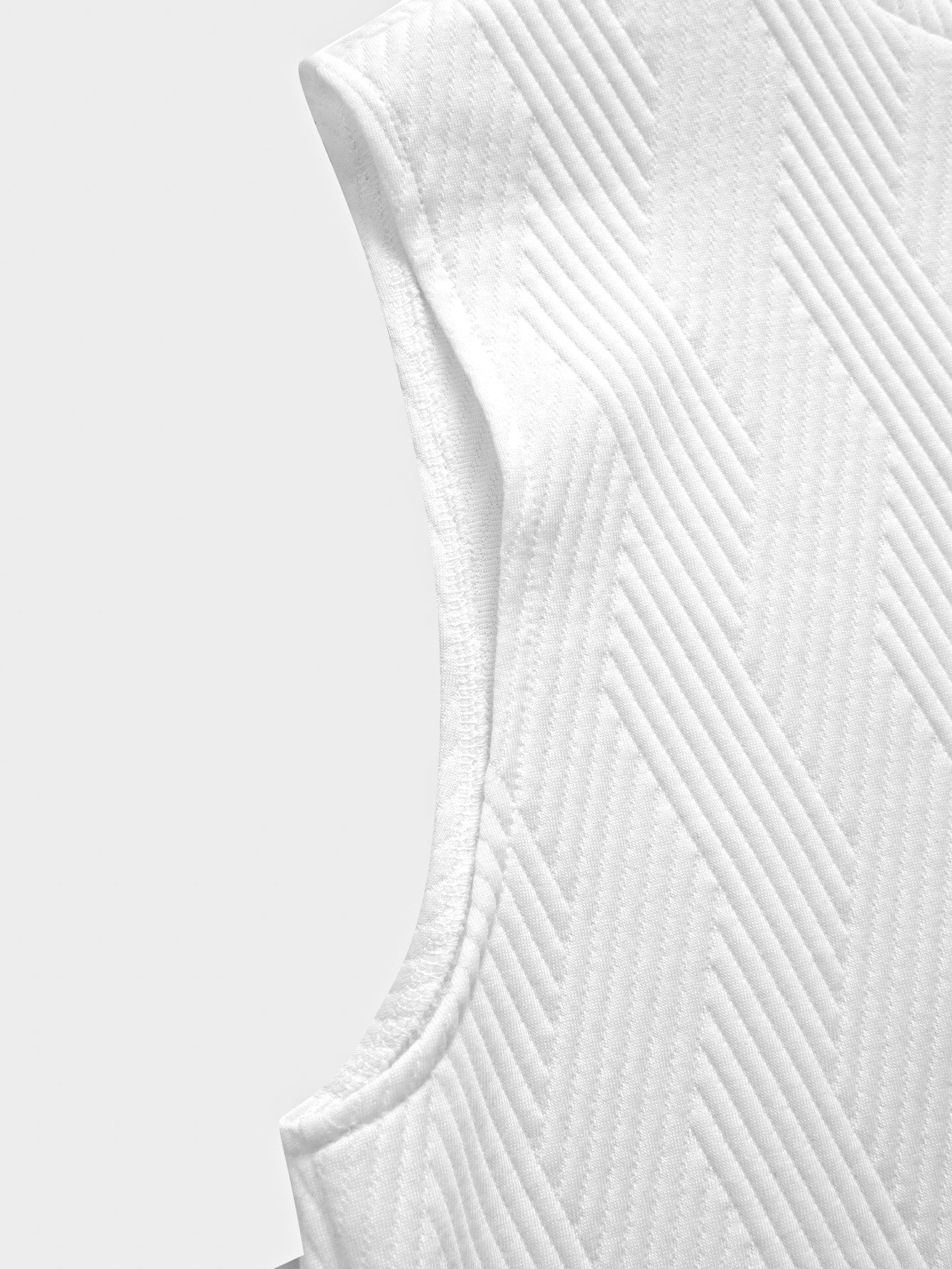 Mouwloze hoodie in gestreept jacquard <tc>T-Shirt</tc> &amp; Shorts