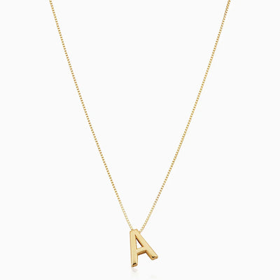 Marina® | Ketting met Initialen in de Vorm van een Liefdesbrief