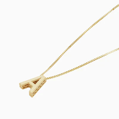Mira® | Hanger met Initialen en de Tekst "Liefdesbrief" - Goud