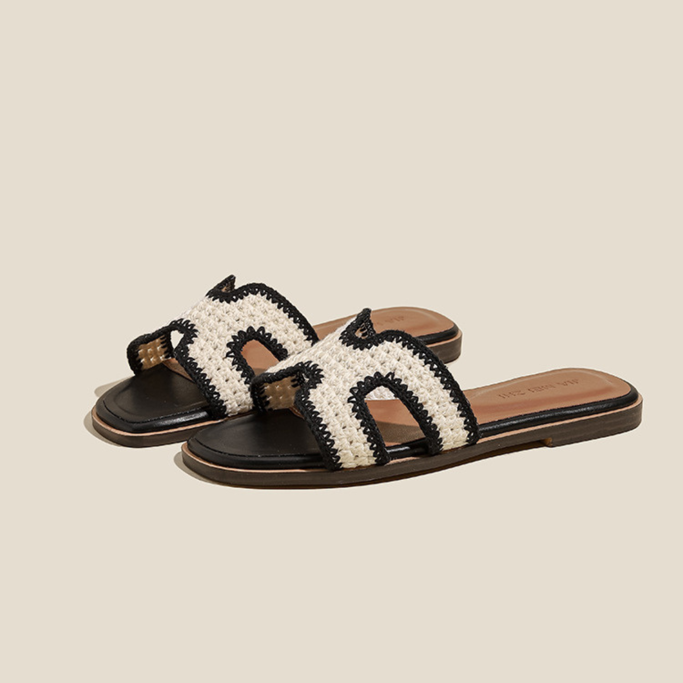 Camille Raphia – Elegante Sandalen