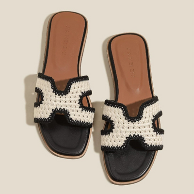 Camille Raphia – Elegante Sandalen