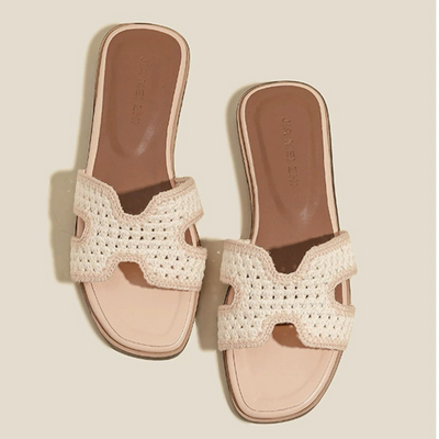 Camille Raphia – Elegante Sandalen