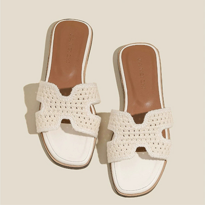 Camille Raphia – Elegante Sandalen