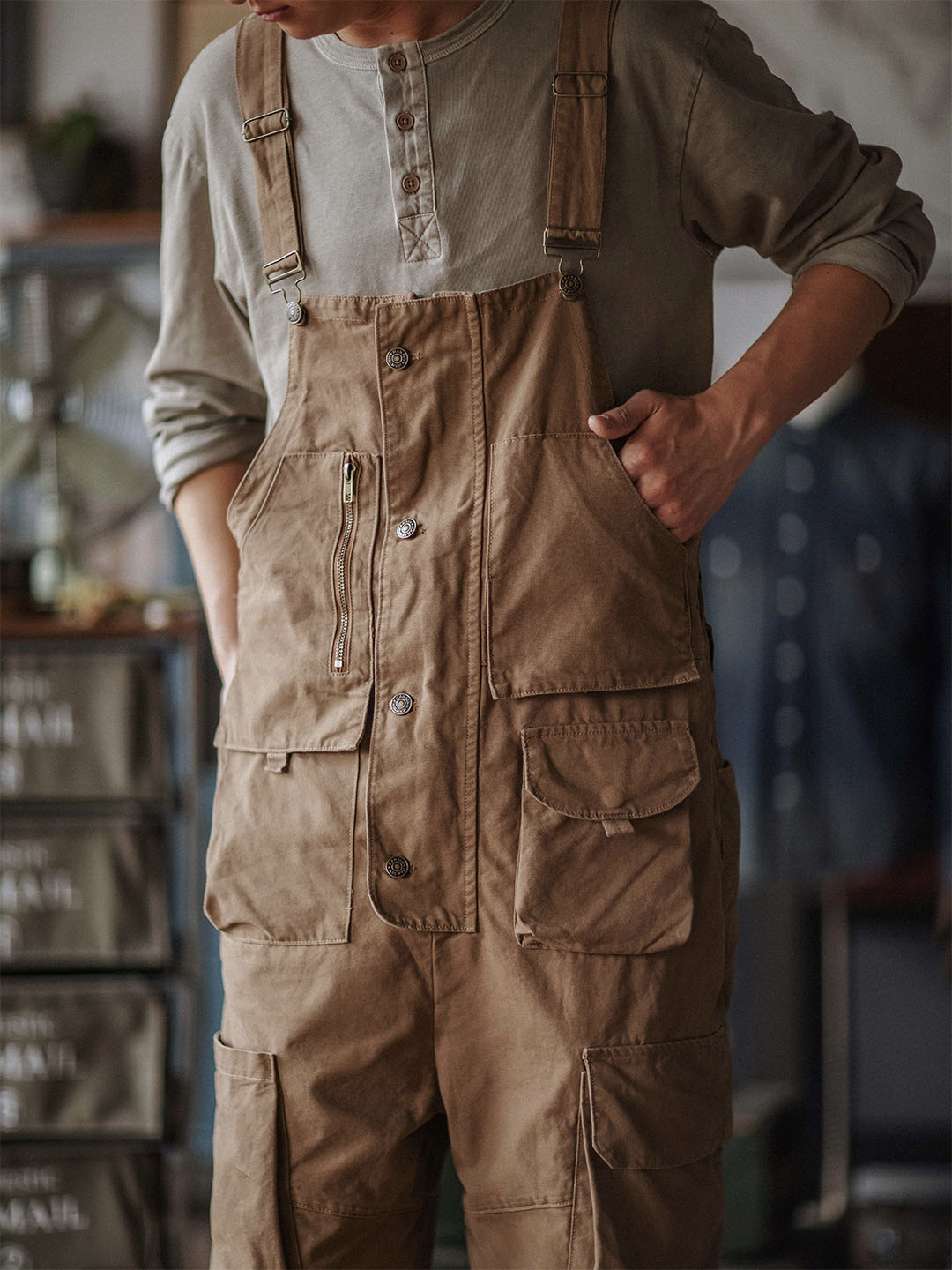 Émile™ | Robuuste donkerblauwe overall