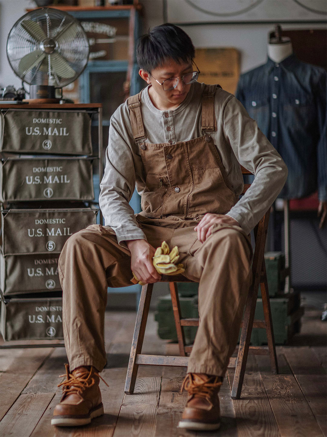 Émile™ | Robuuste donkerblauwe overall