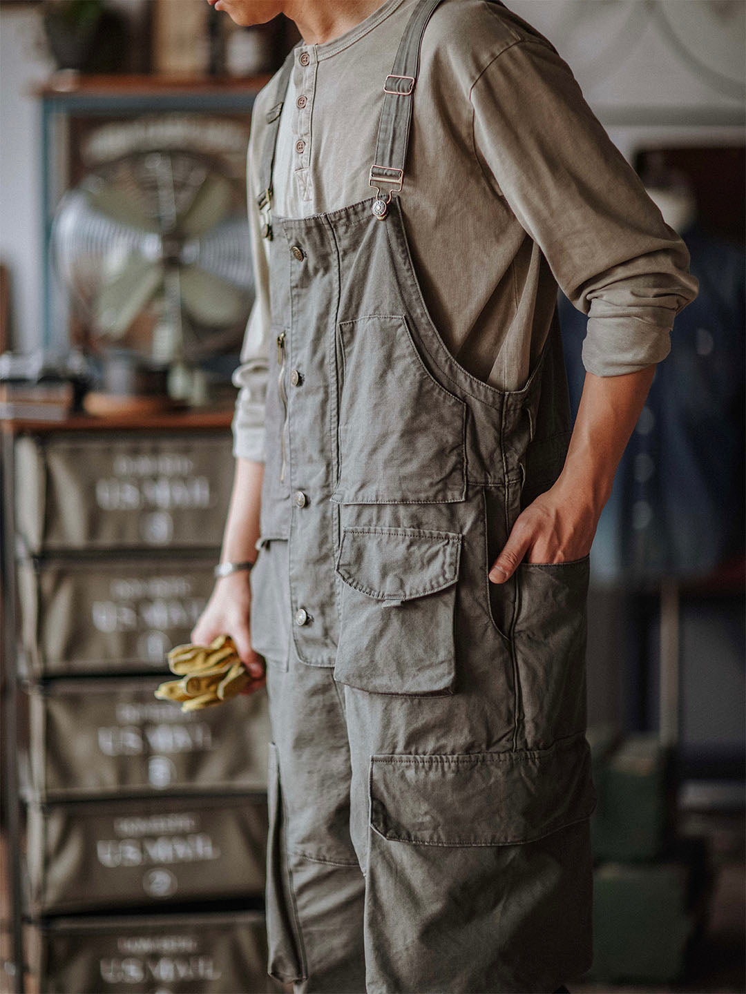 Émile™ | Robuuste donkerblauwe overall