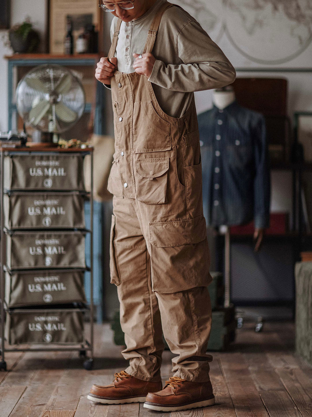 Émile™ | Robuuste donkerblauwe overall