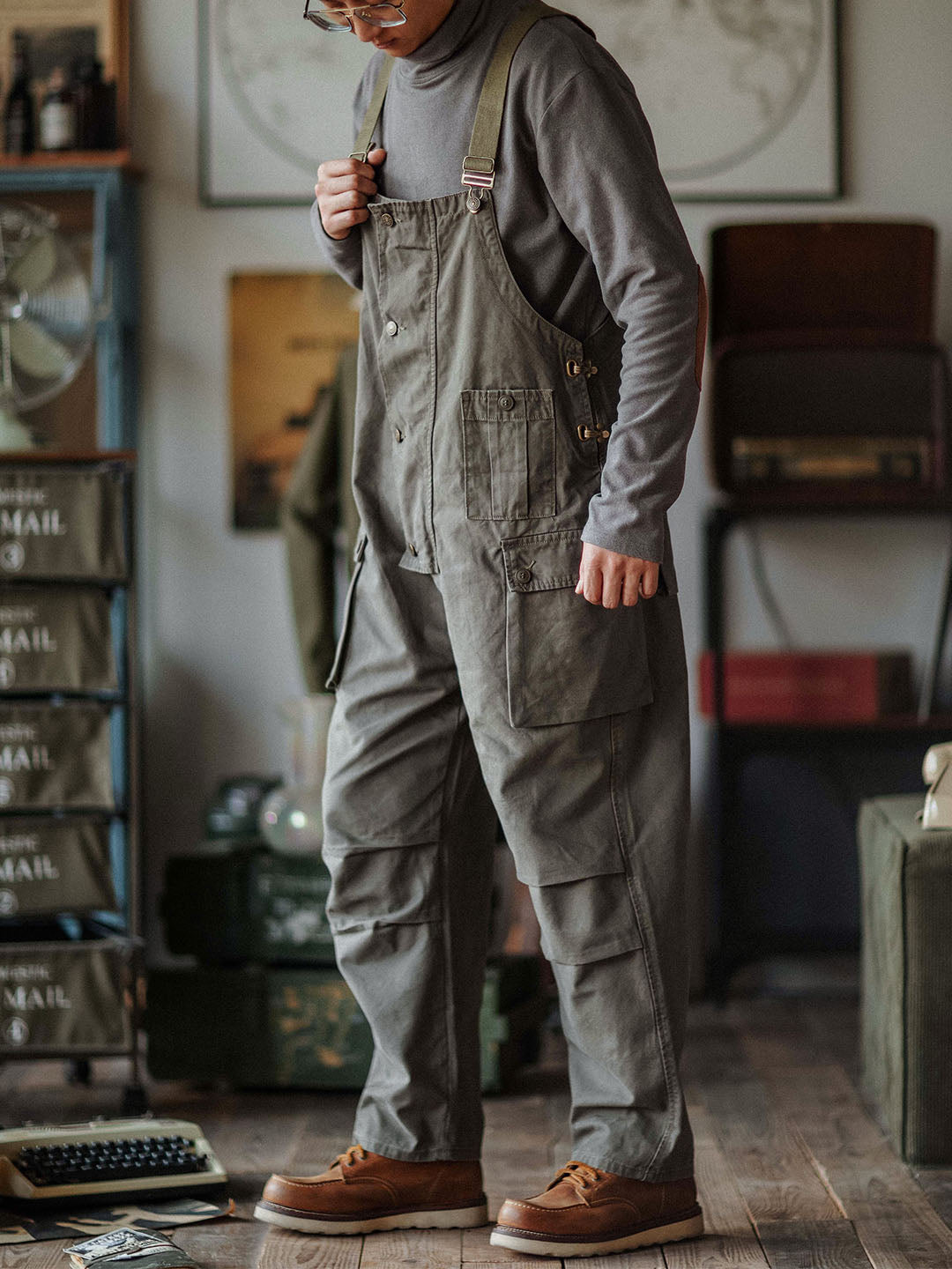 Georges™ | Moderne grijze overall