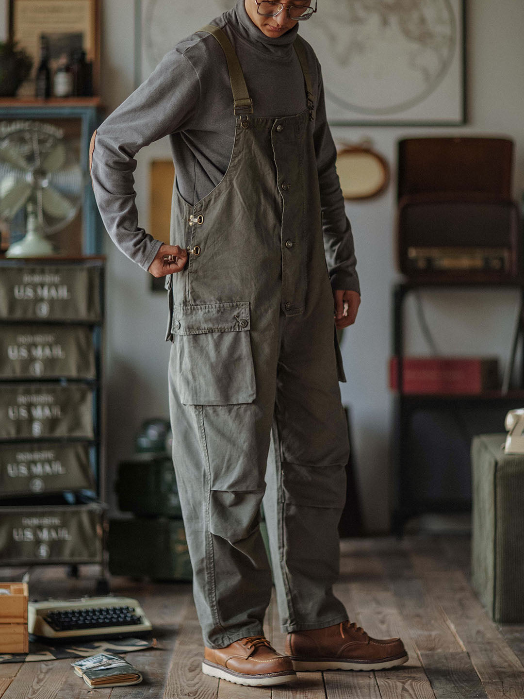 Georges™ | Moderne grijze overall