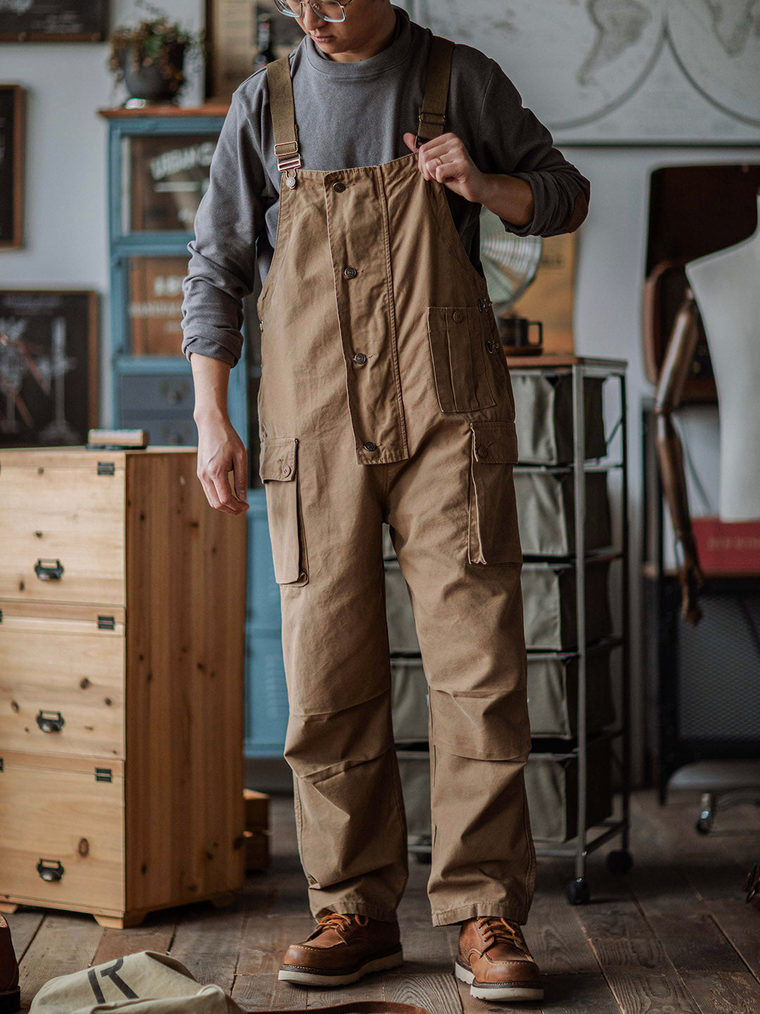 Georges™ | Moderne grijze overall