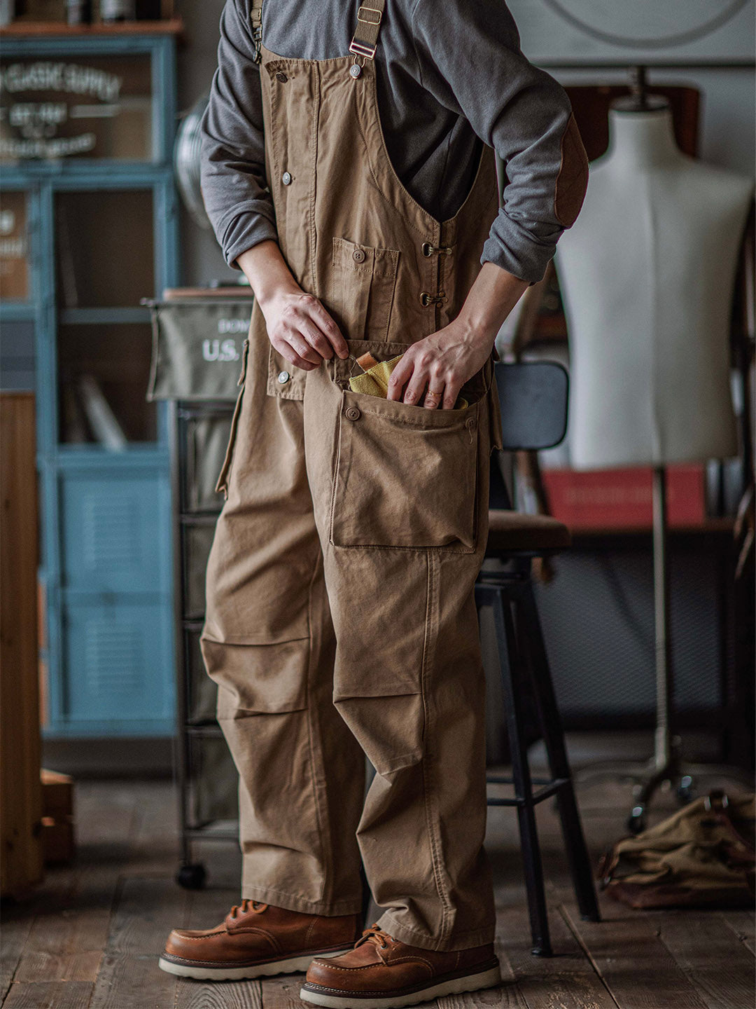 Georges™ | Moderne grijze overall