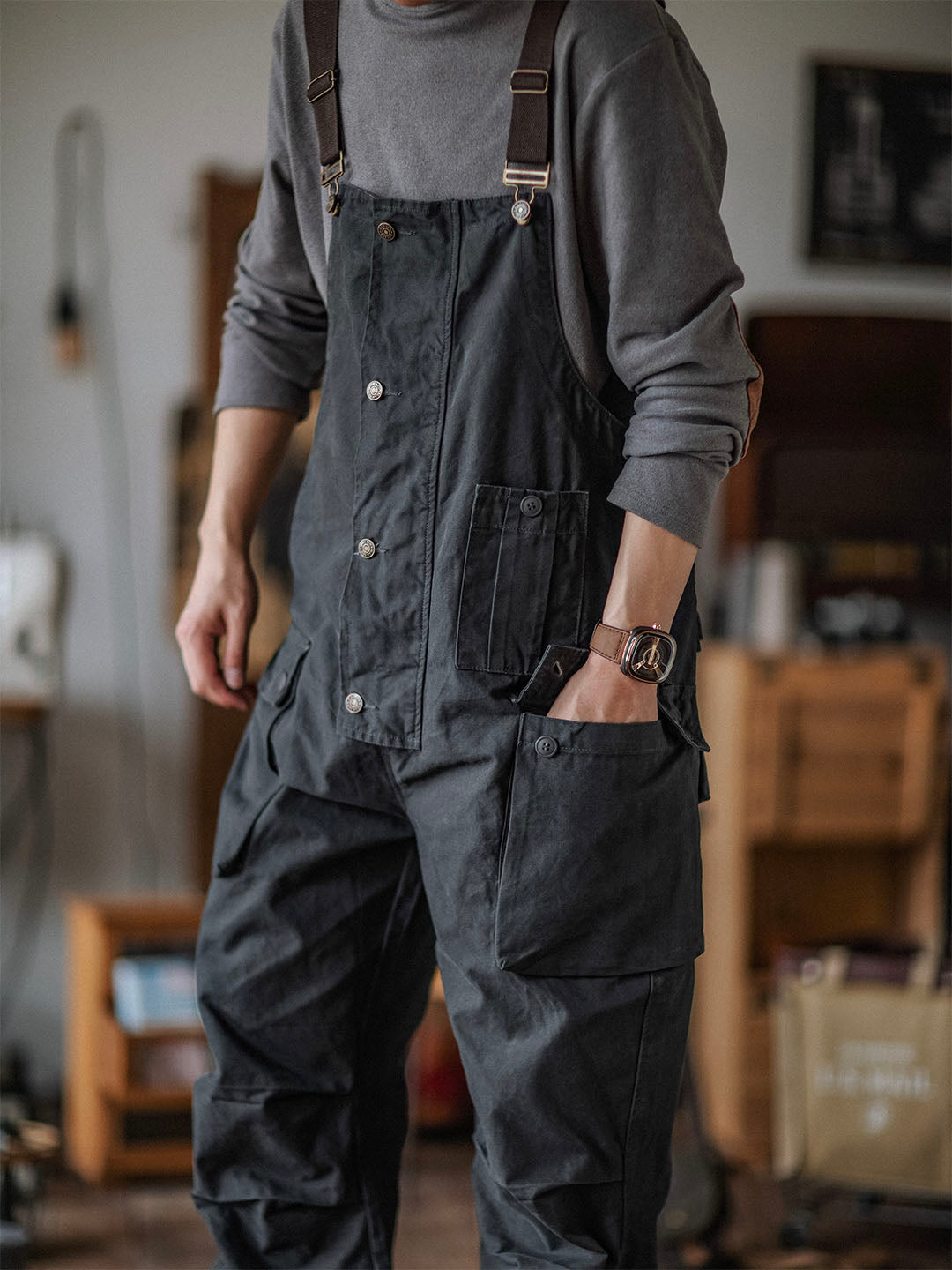 Georges™ | Moderne grijze overall