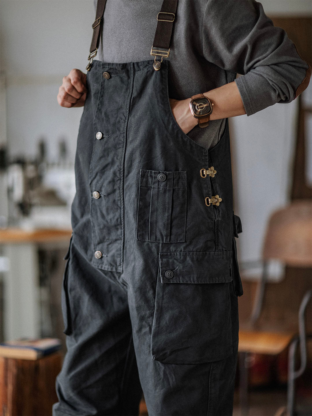 Georges™ | Moderne grijze overall