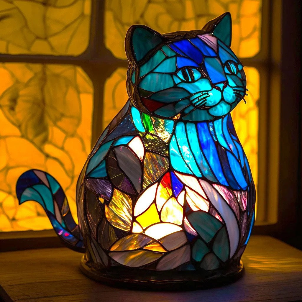 Nani® | Magische Lamp voor Katten van Kleurrijk Glas