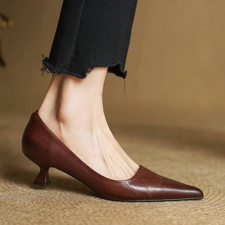 Isabella™ Pumps van echt leer