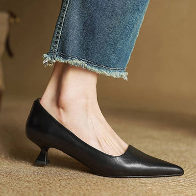 Isabella™ Pumps van echt leer