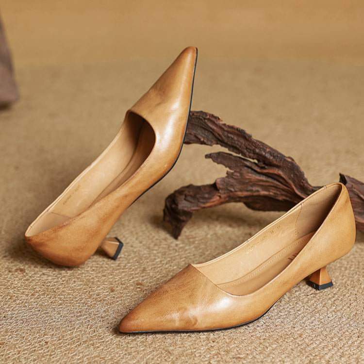 Isabella™ Pumps van echt leer