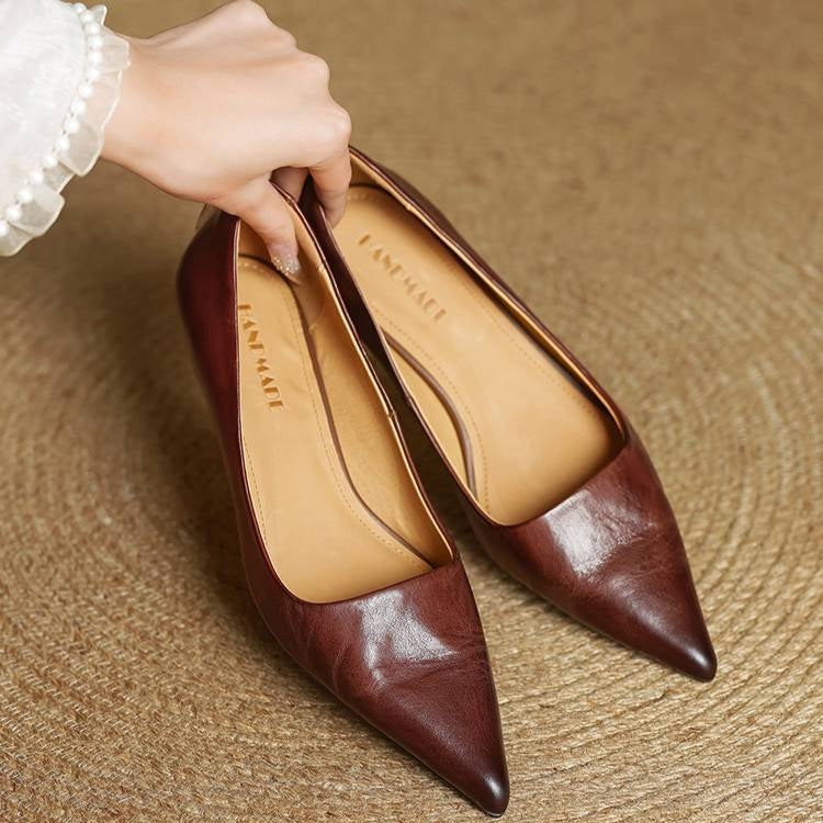 Isabella™ Pumps van echt leer