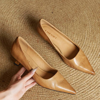 Isabella™ Pumps van echt leer