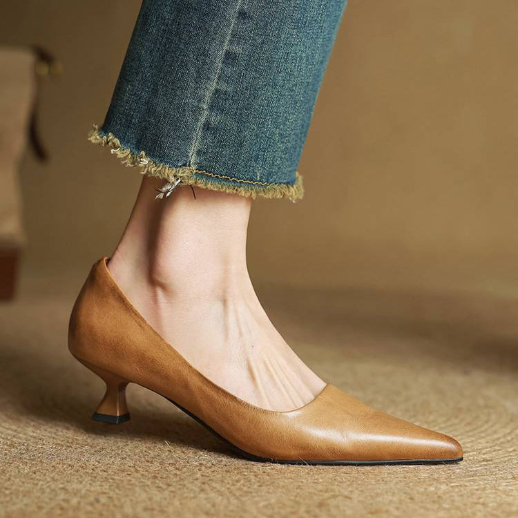 Isabella™ Pumps van echt leer