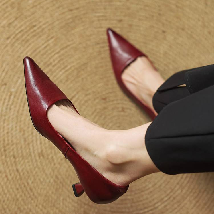 Isabella™ Pumps van echt leer