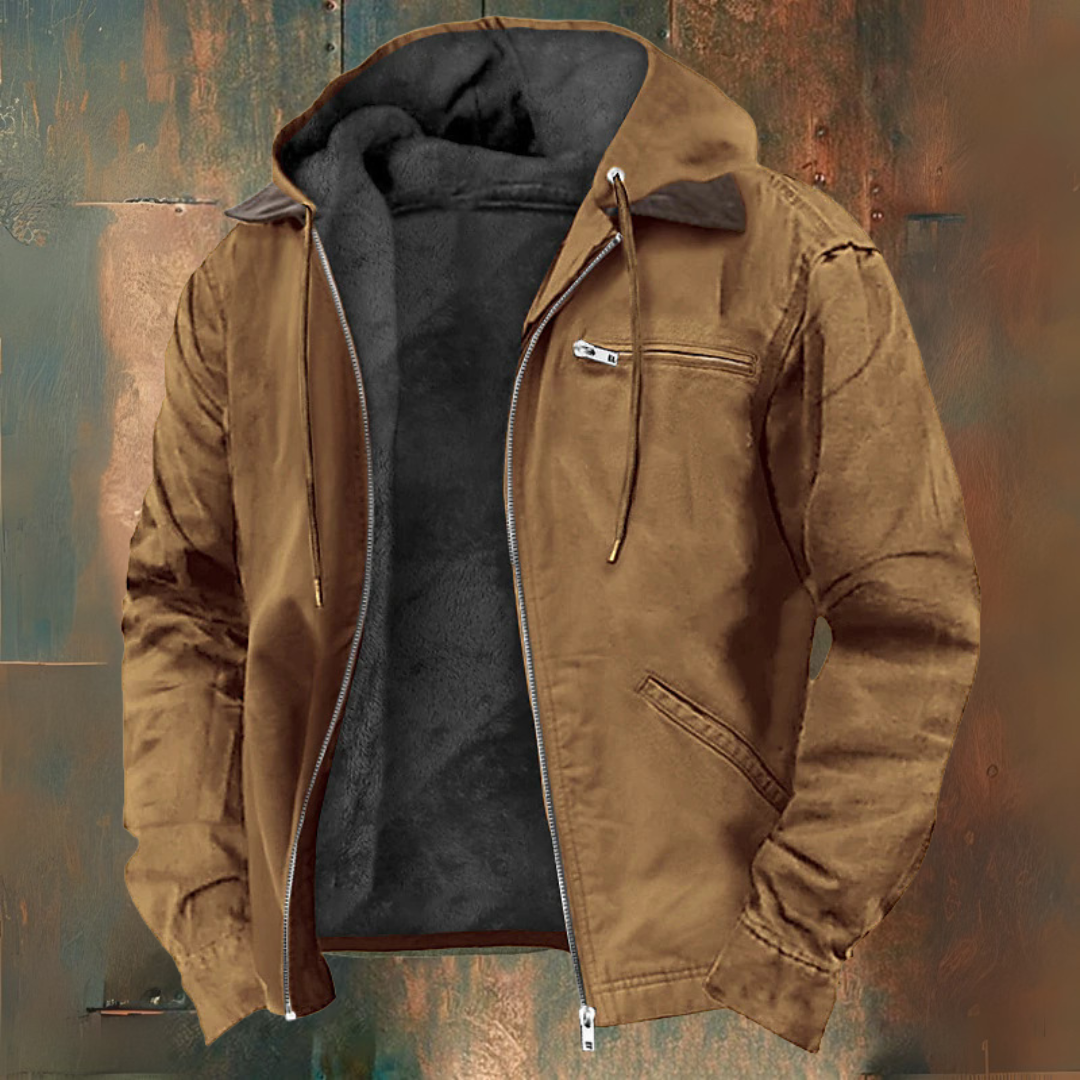 Parka met voering en capuchon