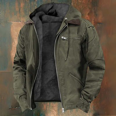 Parka met voering en capuchon