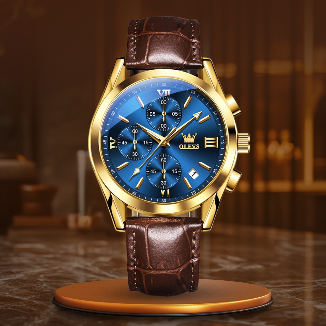 Gregor® | Luminous Quartz Chronograaf Horloge