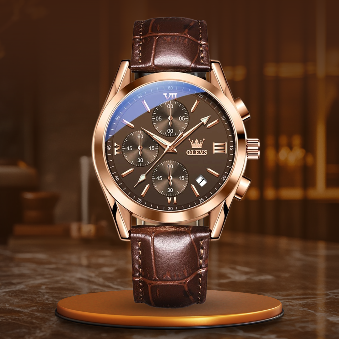 Gregor® | Luminous Quartz Chronograaf Horloge