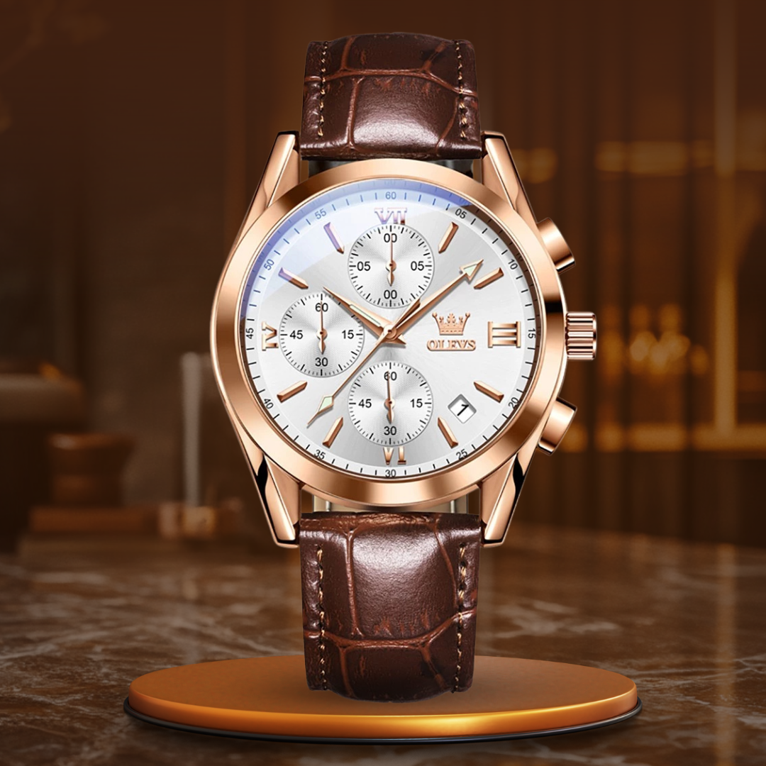 Gregor® | Luminous Quartz Chronograaf Horloge