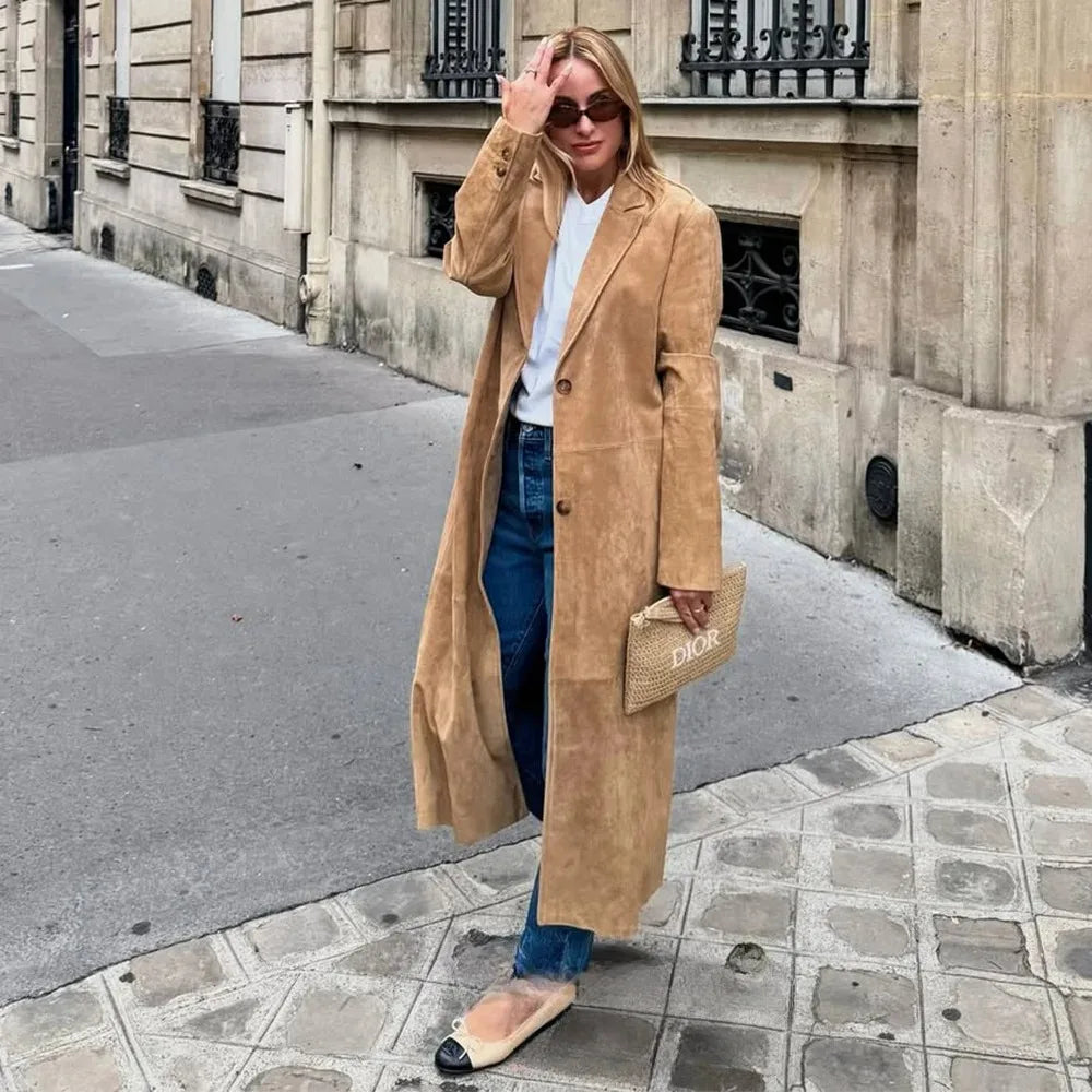 Louise® | Trenchcoat van Suède