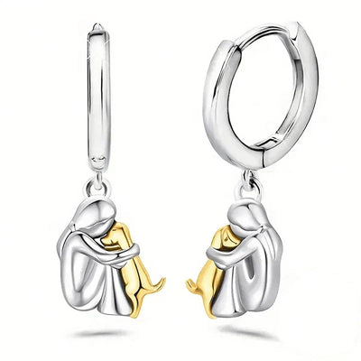Millie® | Oorbellen met Hondensymbool (Ronde Sluiting)