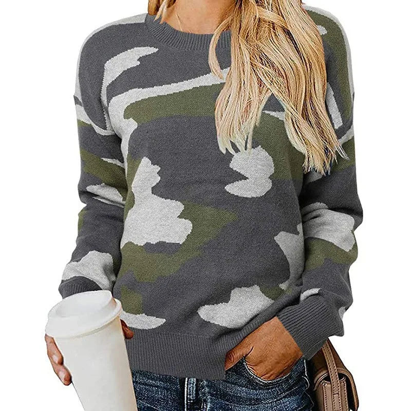 Paloma™ | Pull Camouflage Luipaard in Breiwerk